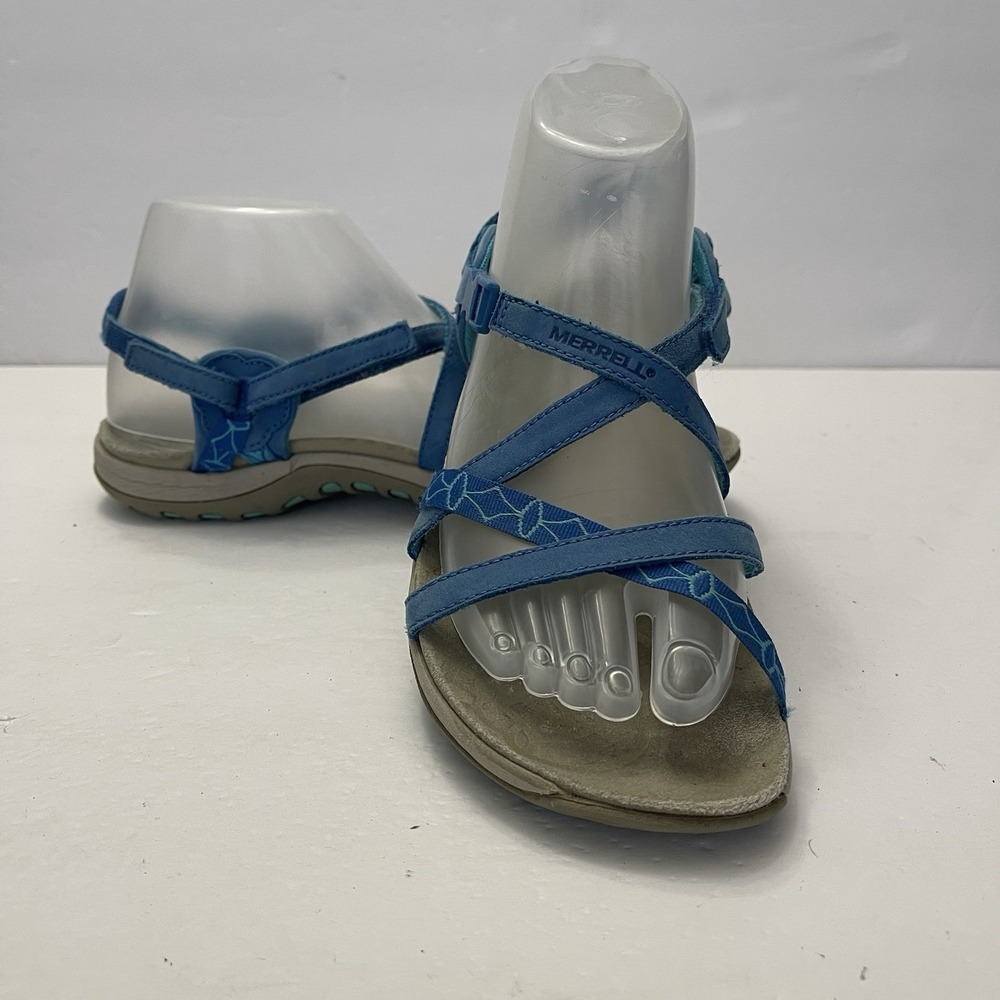 Merrell Jacardia Victoria Blue Casual Strappy Sandal J57590 Womens 8 Outdoor